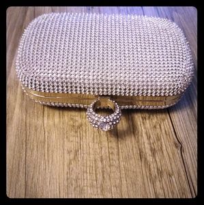 Crystal Covered Box Clutch